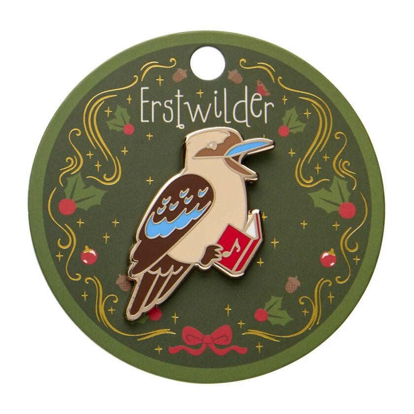 Kip the kookaburra enamel pin