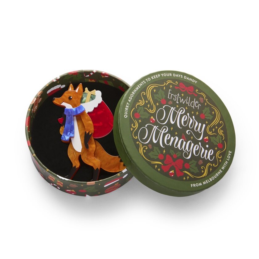 Freddy the Fox Brooch