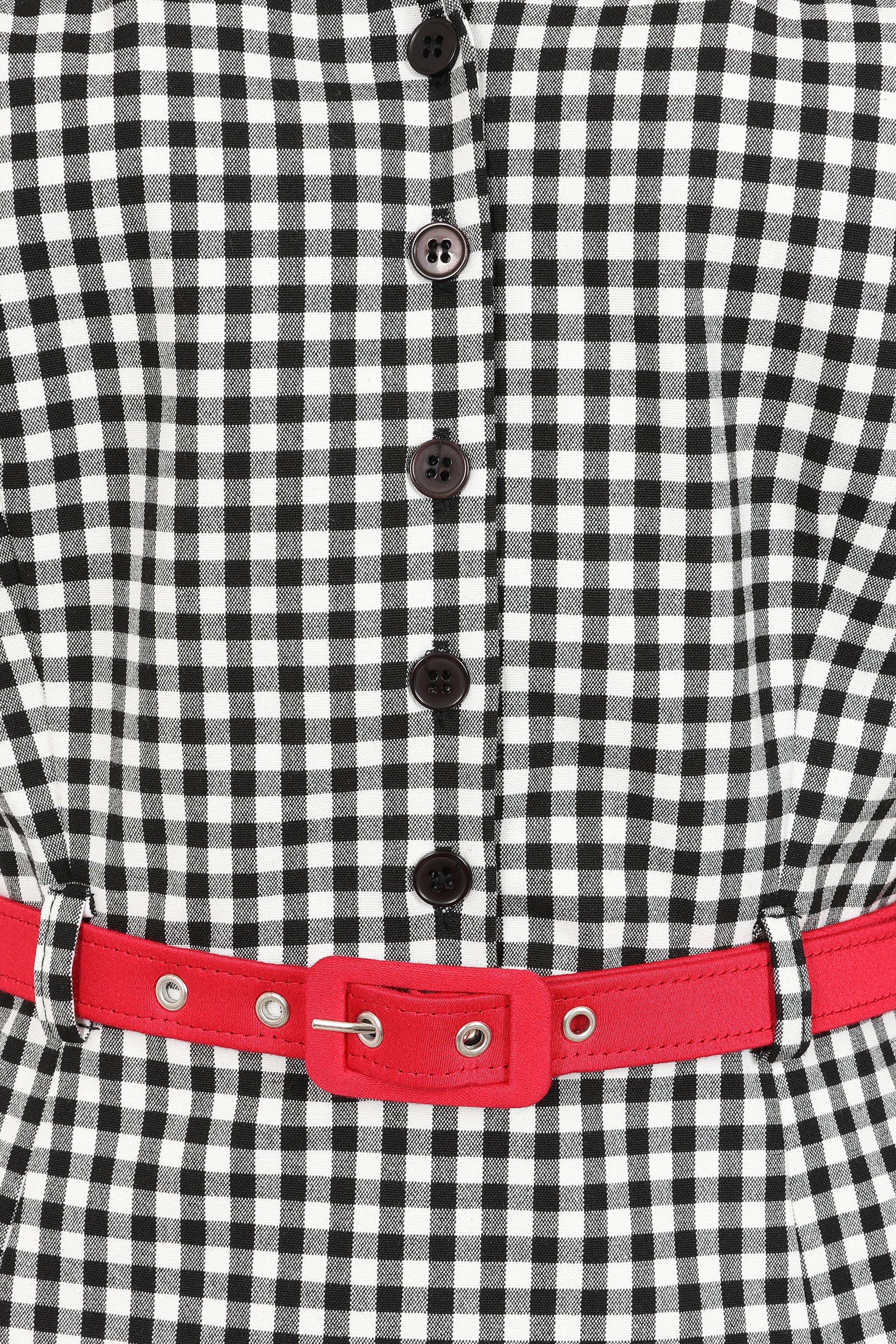 Alexandrea Gingham Pencil Dress