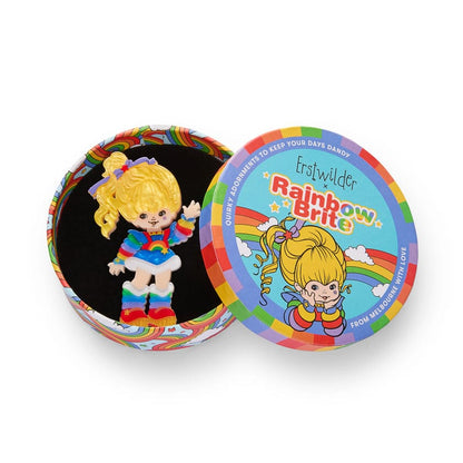 Rainbow Brite Says Hello Brooch