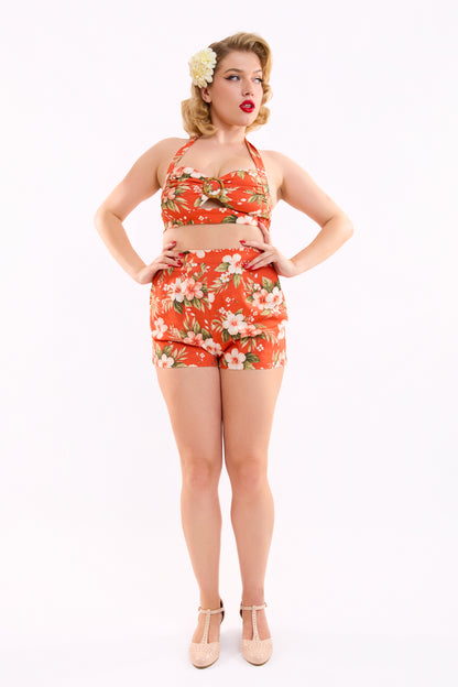 Aloha Hibiscus Babsy Shorts