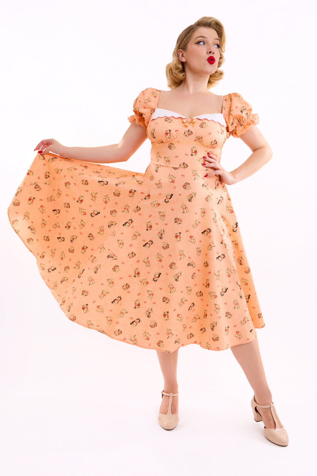 Nikita Kitty Cat Swing Dress