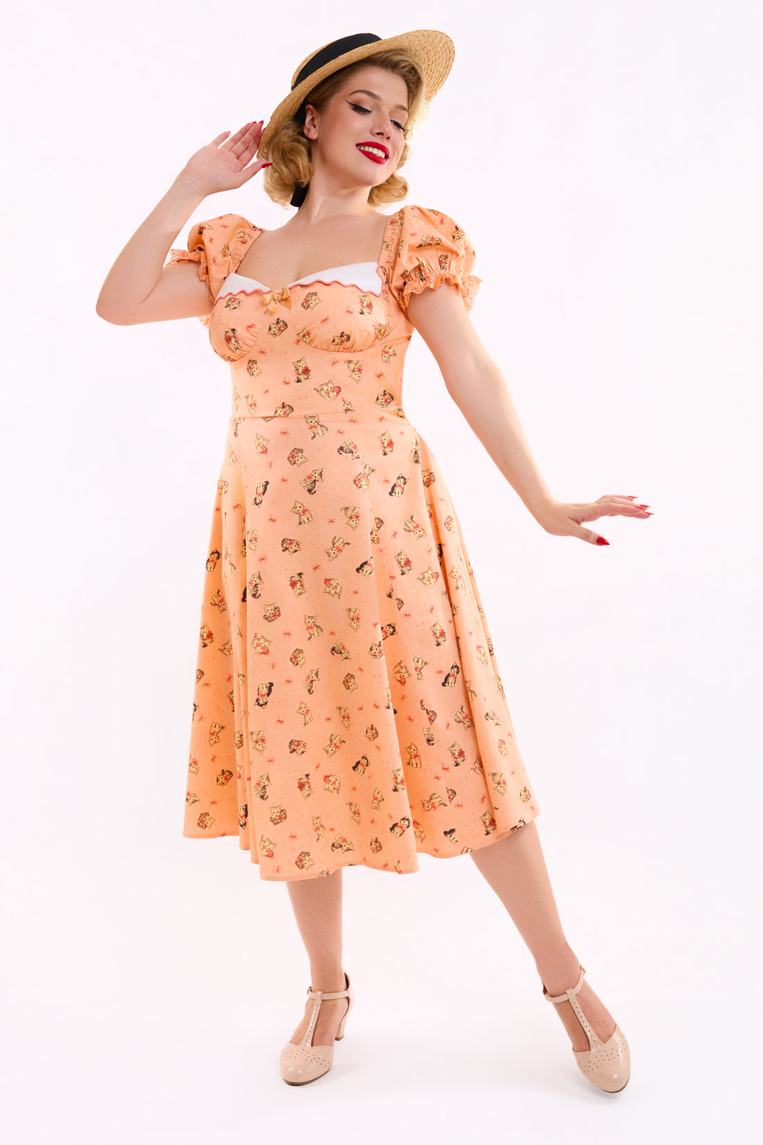 Nikita Kitty Cat Swing Dress