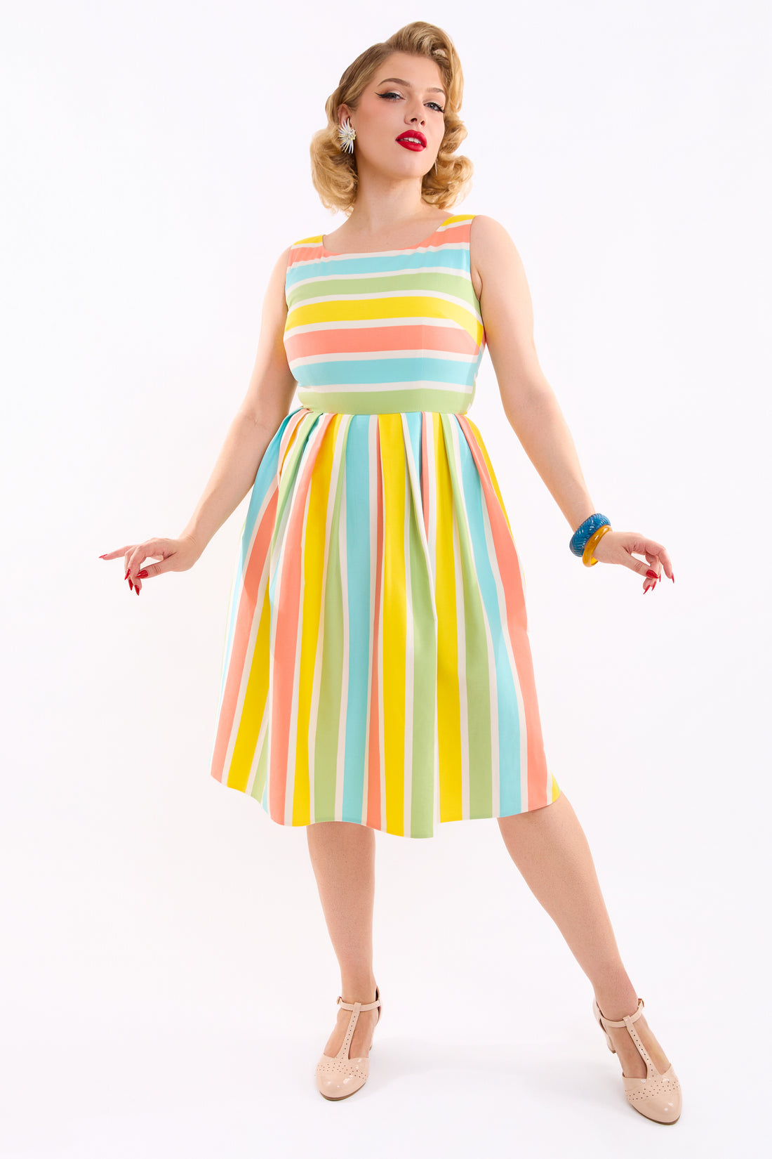 Candice Cornwall Horizons Swing Dress