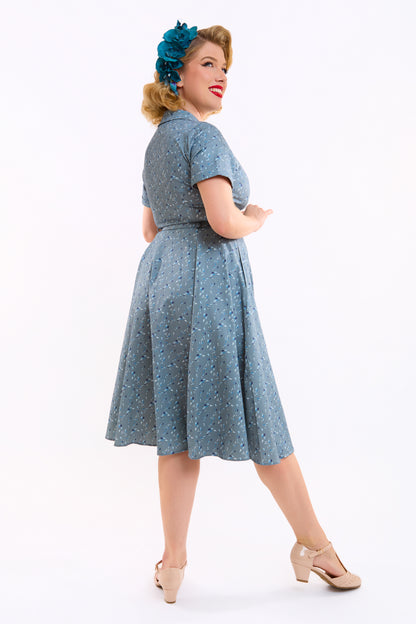 Caterina Raindrop Reverie Swing Dress