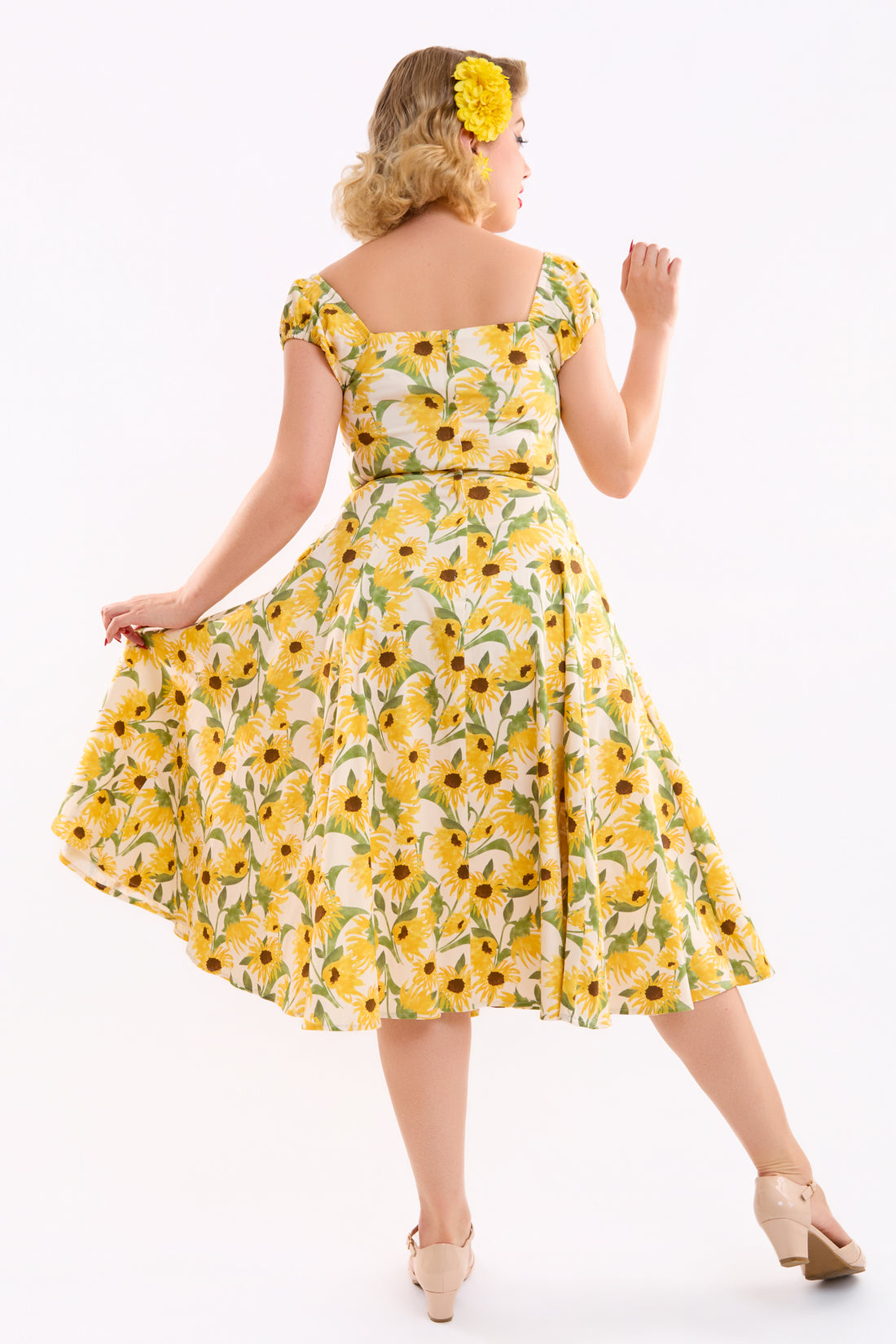 Dolores Sunflower Doll Dress