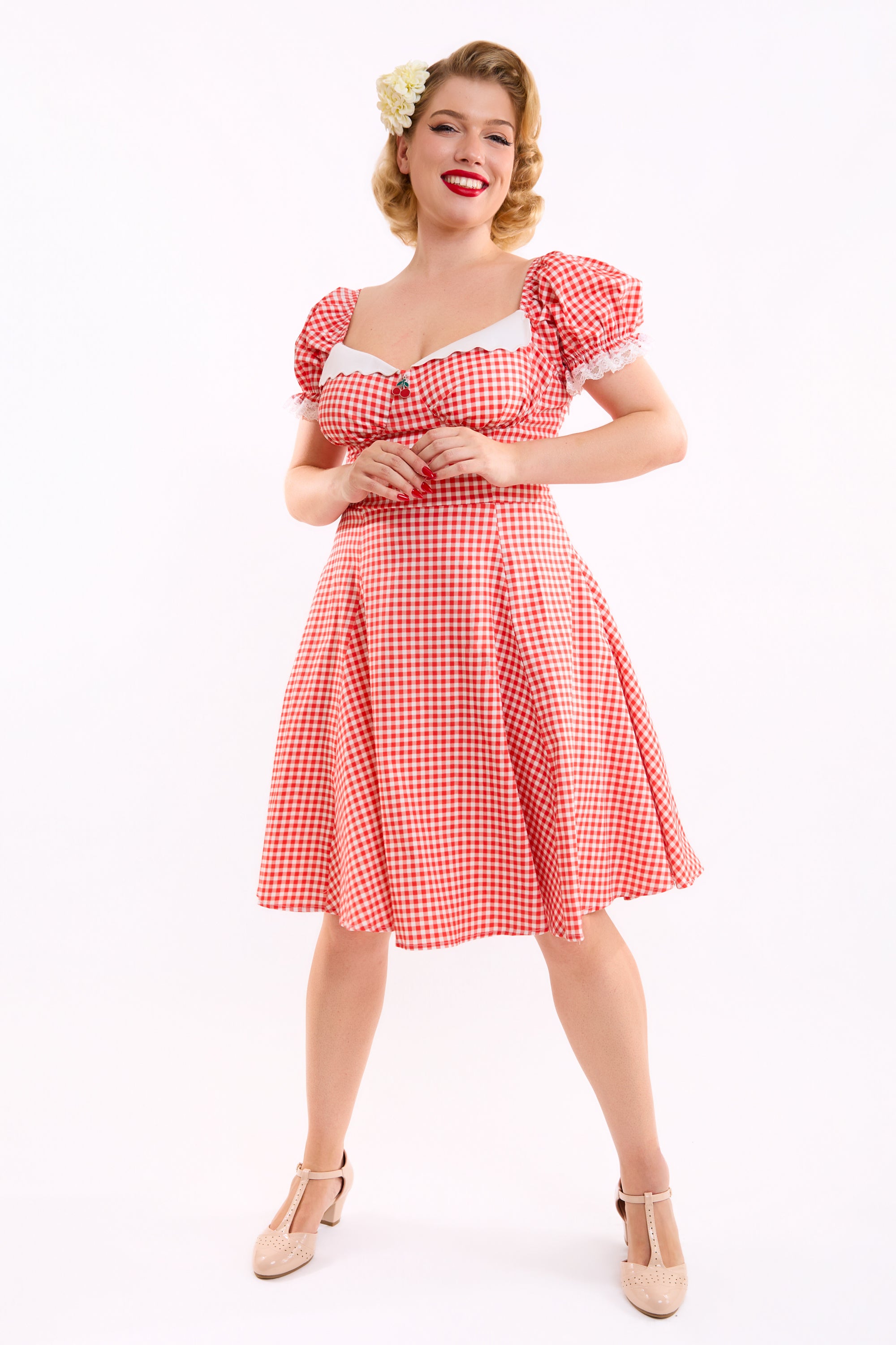 Nikita Gingham Swing Dress