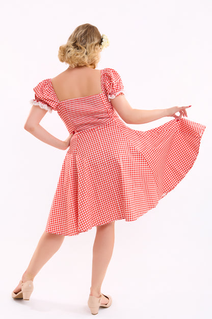 Nikita Gingham Swing Dress