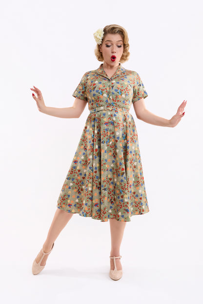 Caterina Love Birds Swing Dress