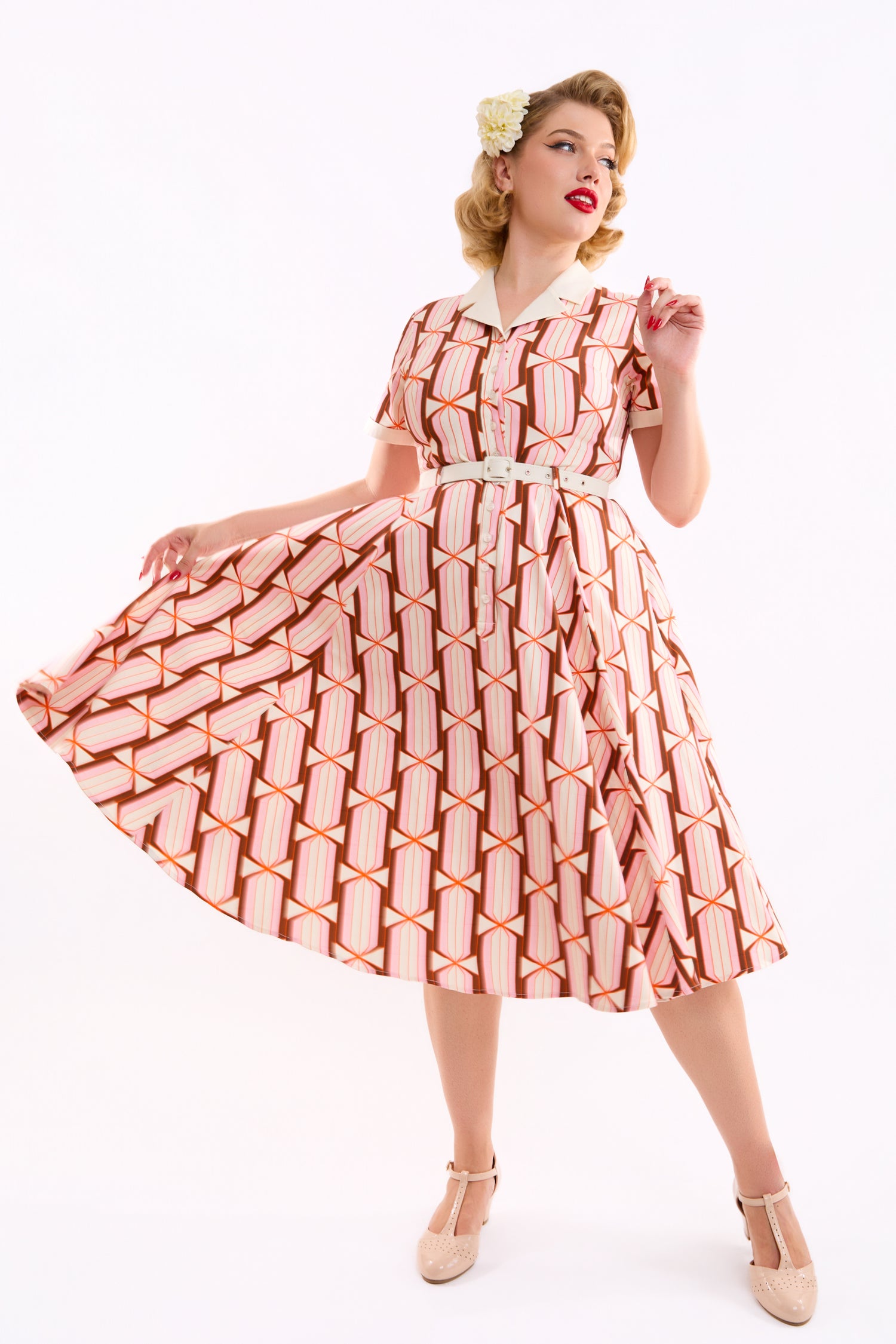 Caterina Atomic Affair Swing Dress