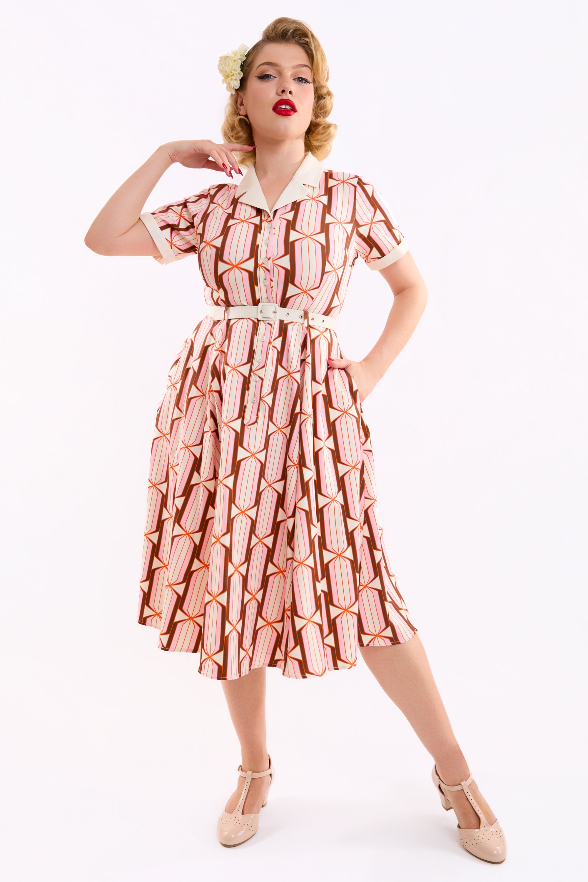 Caterina Atomic Affair Swing Dress