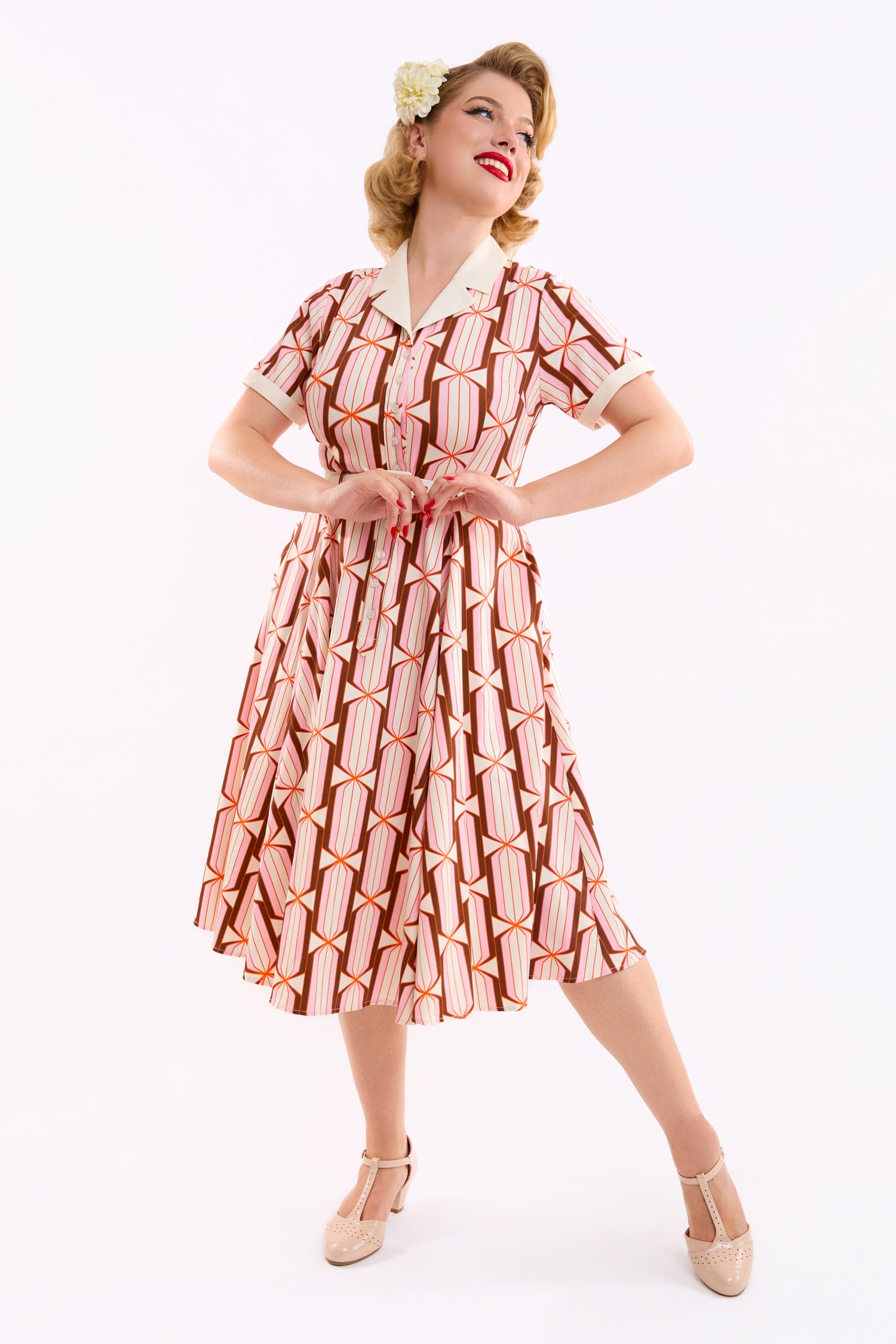 Caterina Atomic Affair Swing Dress
