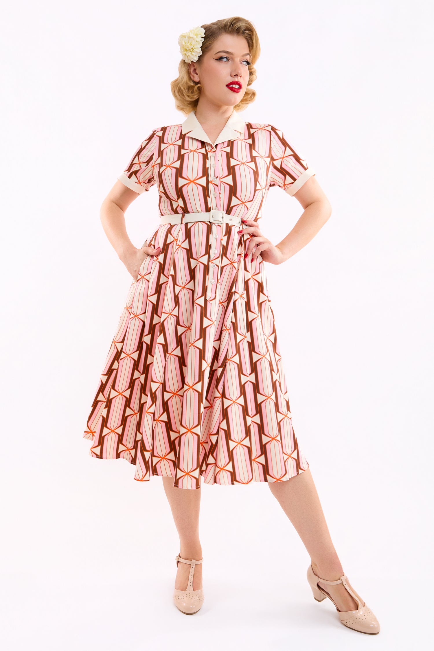 Caterina Atomic Affair Swing Dress
