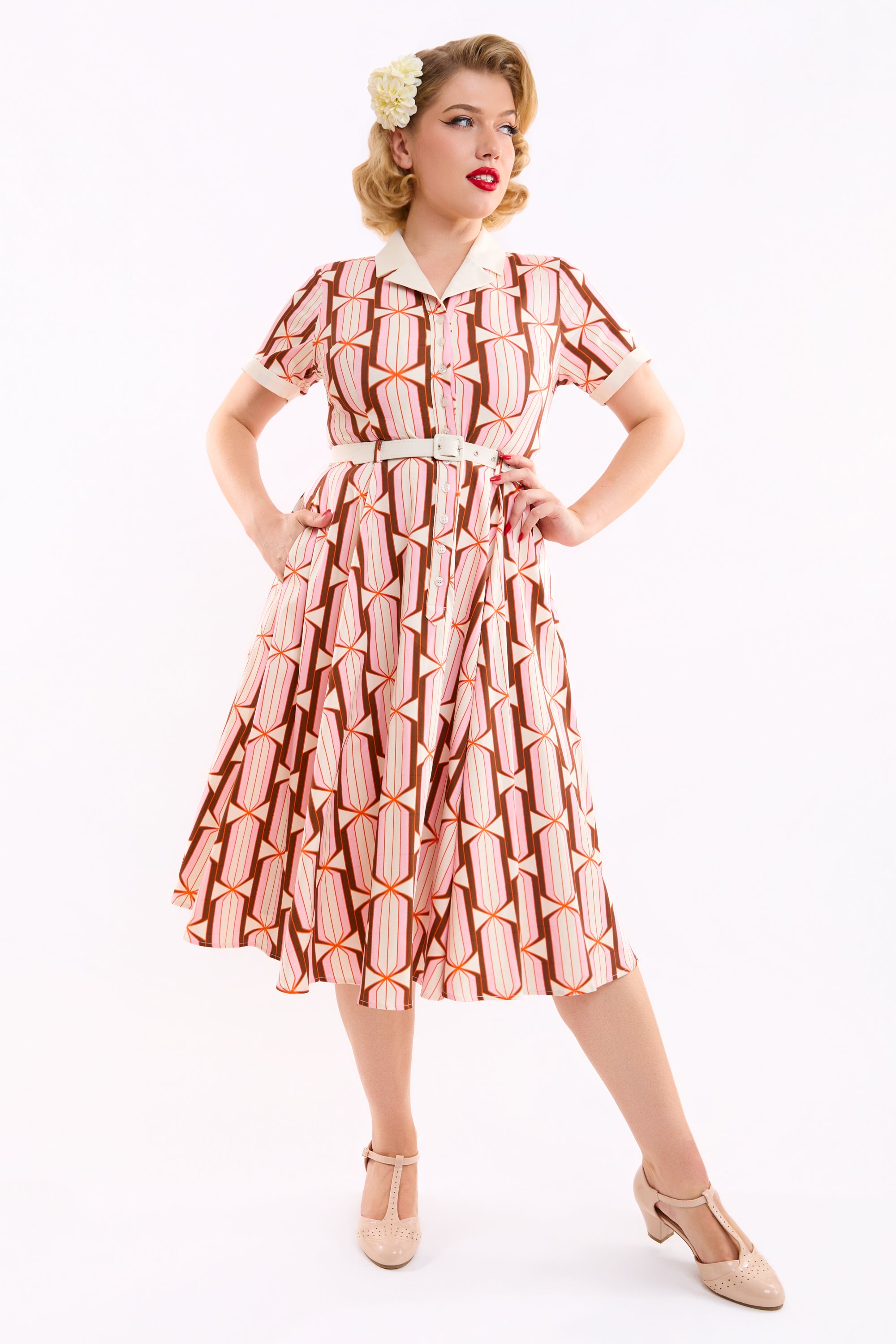 Caterina Atomic Affair Swing Dress