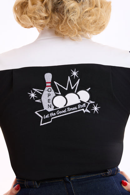 Rita Strike! Black Bowling Shirt