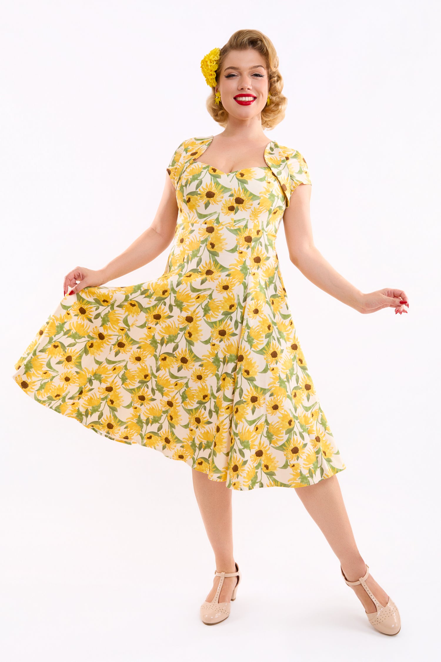 Regina Sunflower Doll Dress