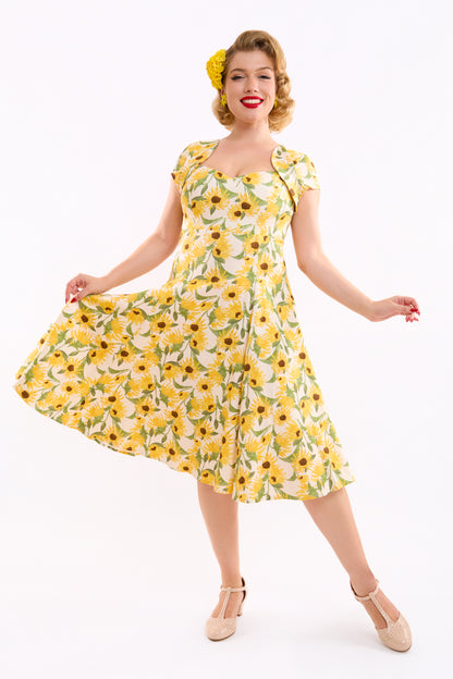 Regina Sunflower Doll Dress