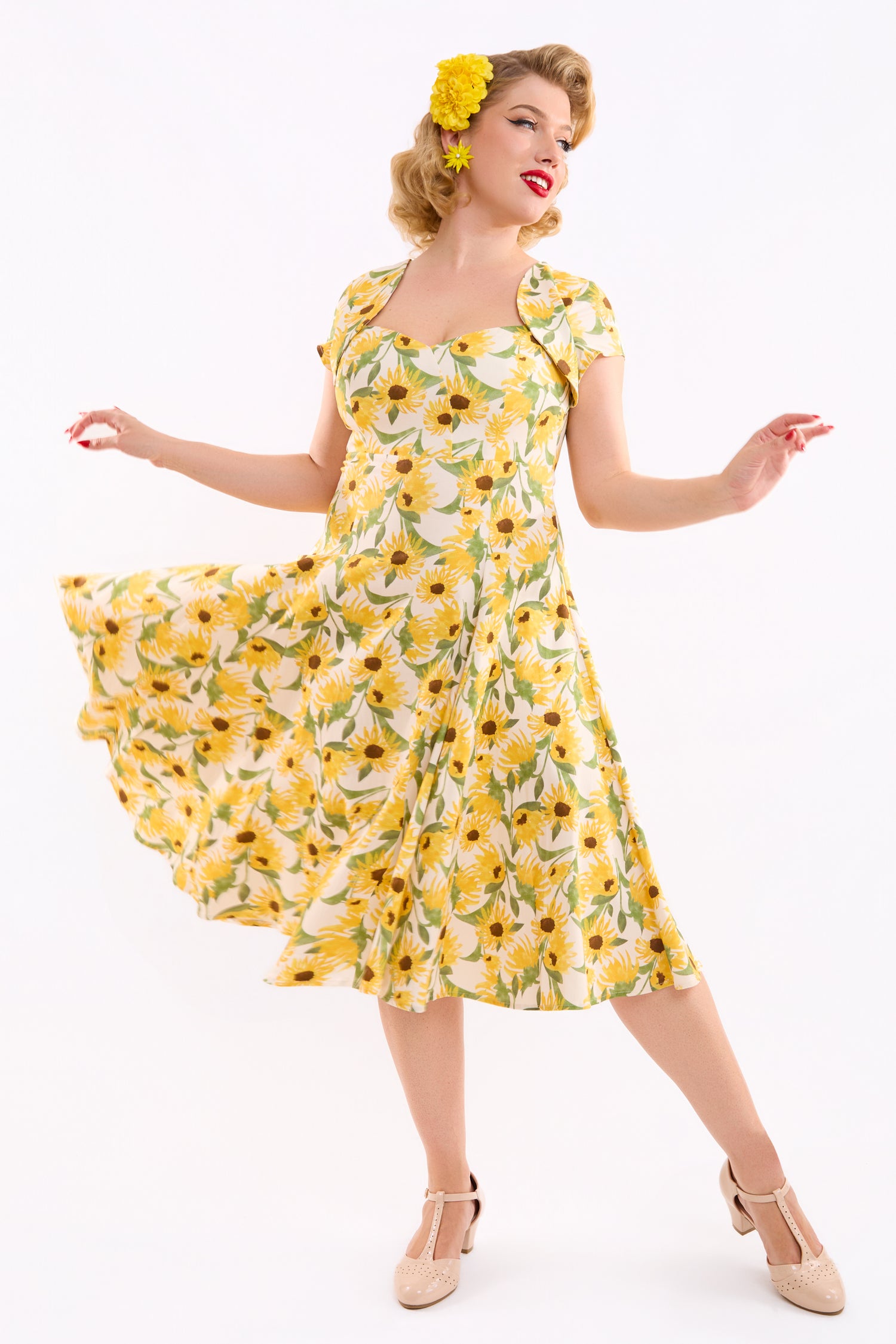Regina Sunflower Doll Dress