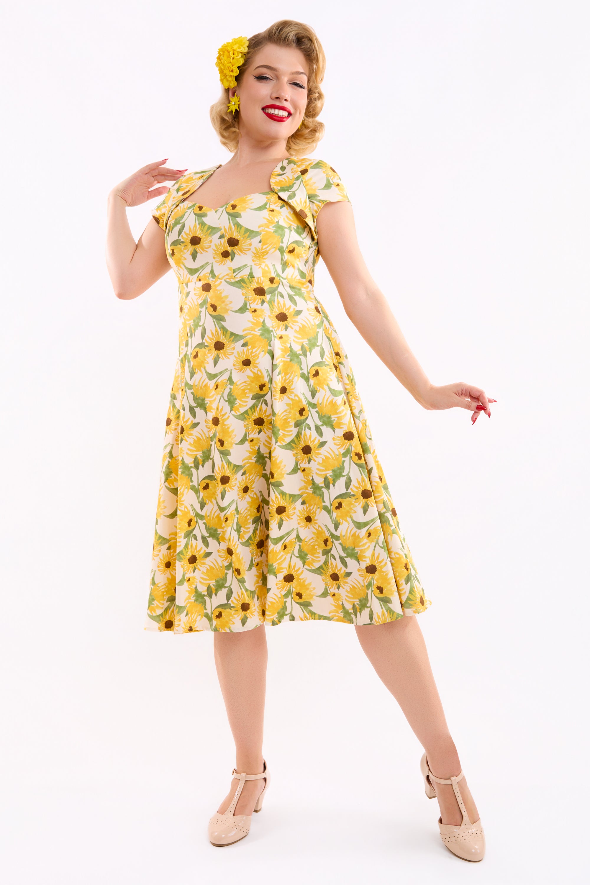 Regina Sunflower Doll Dress