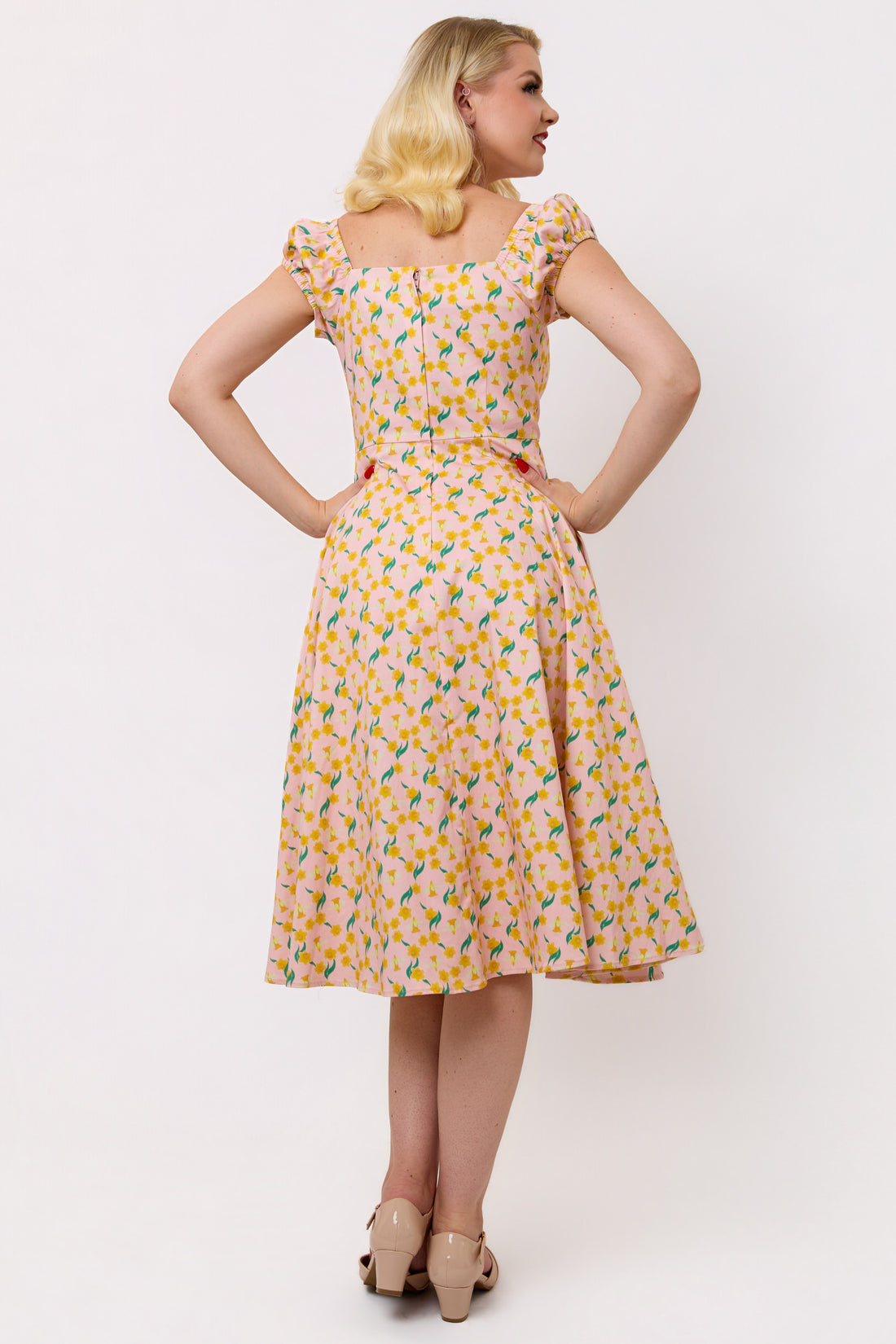 Dolores Daffodil Darling Swing Dress