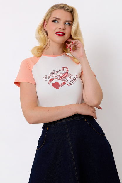 Georgina Liliane x Collectif Sweetheart With a Sting T-Shirt