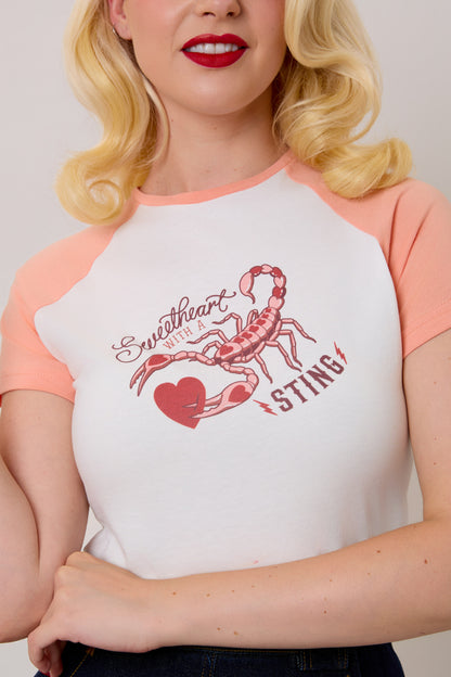 Georgina Liliane x Collectif Sweetheart With a Sting T-Shirt