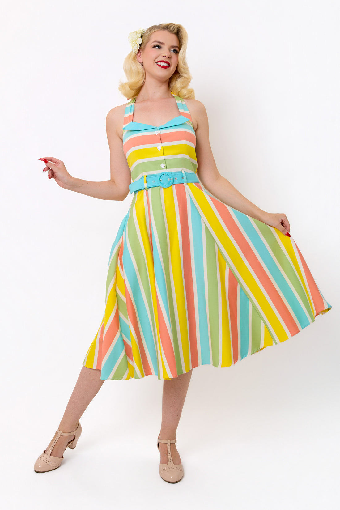 Wanda Cornwall Horizons Swing Dress