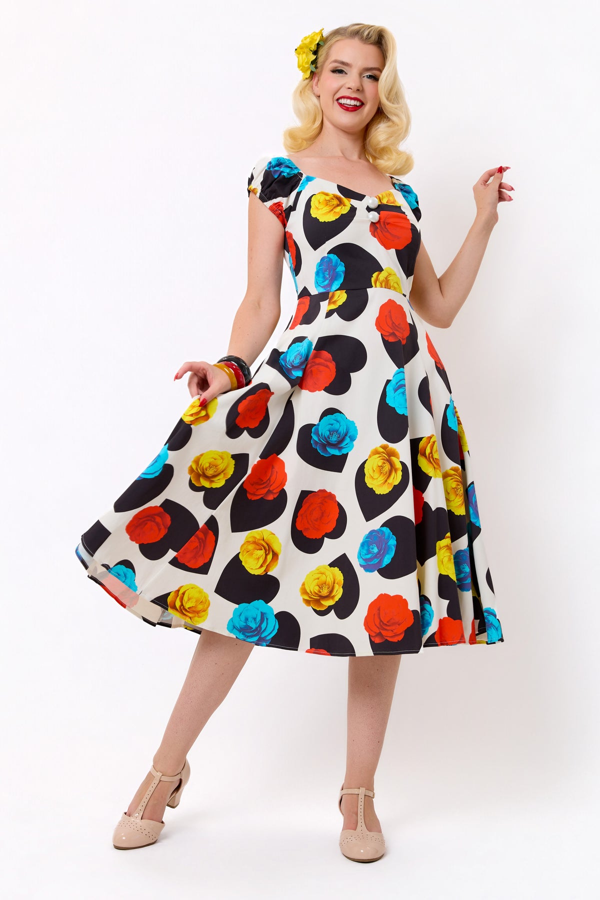 Dolores Heart in Bloom Doll Dress