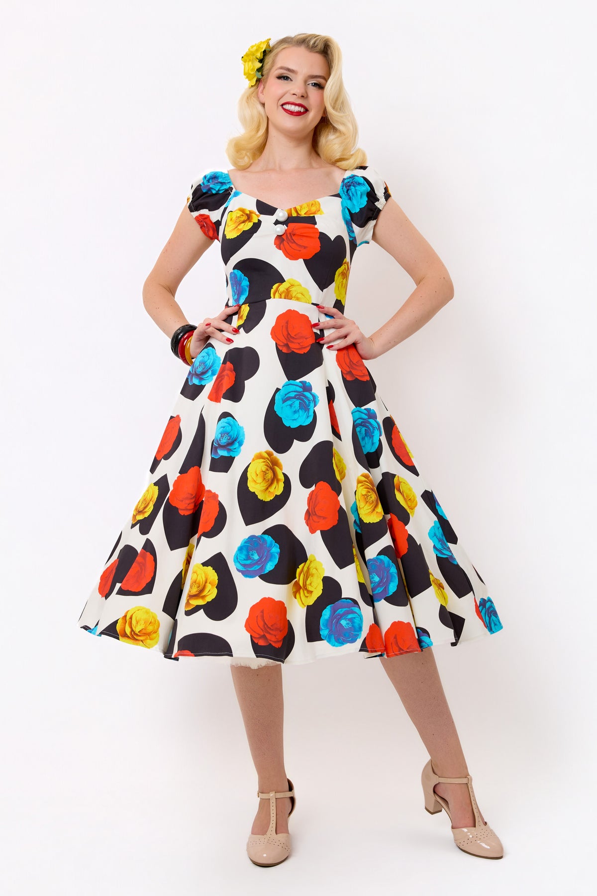 Dolores Heart in Bloom Doll Dress