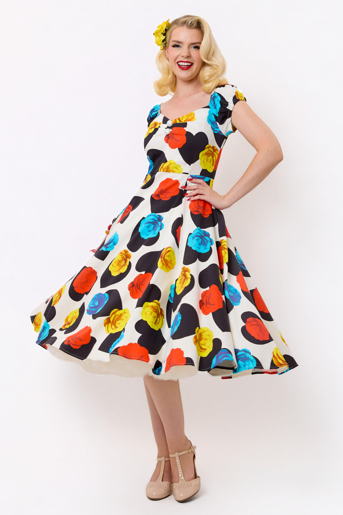 Dolores Heart in Bloom Doll Dress