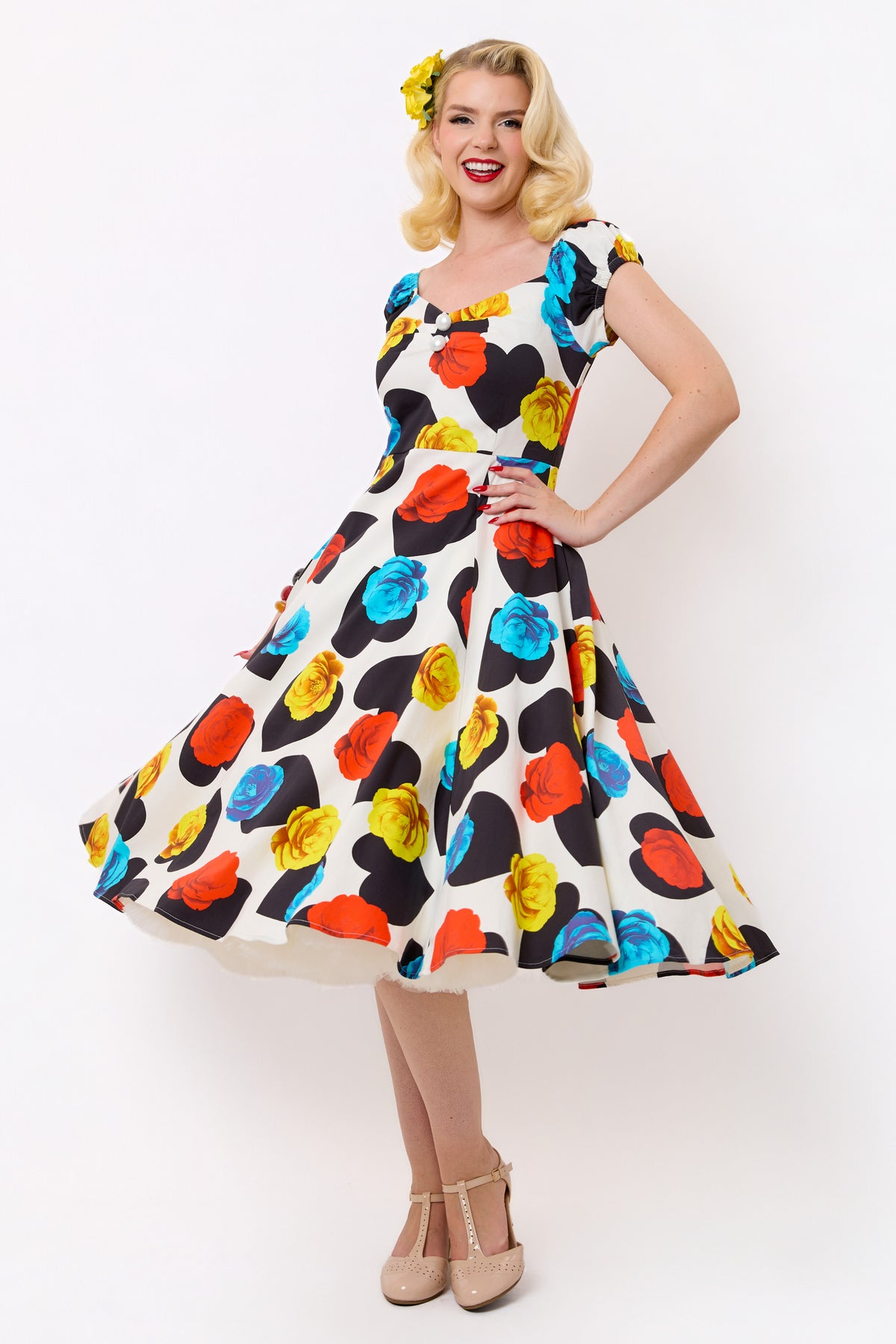Dolores Heart in Bloom Doll Dress