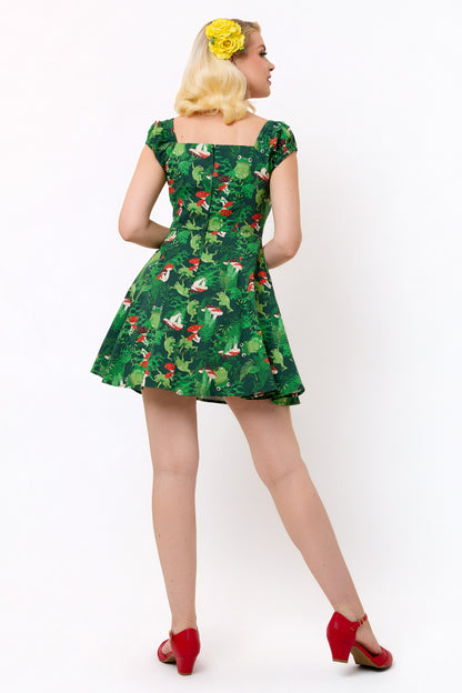 Dolores Frog Forest Mini Dress