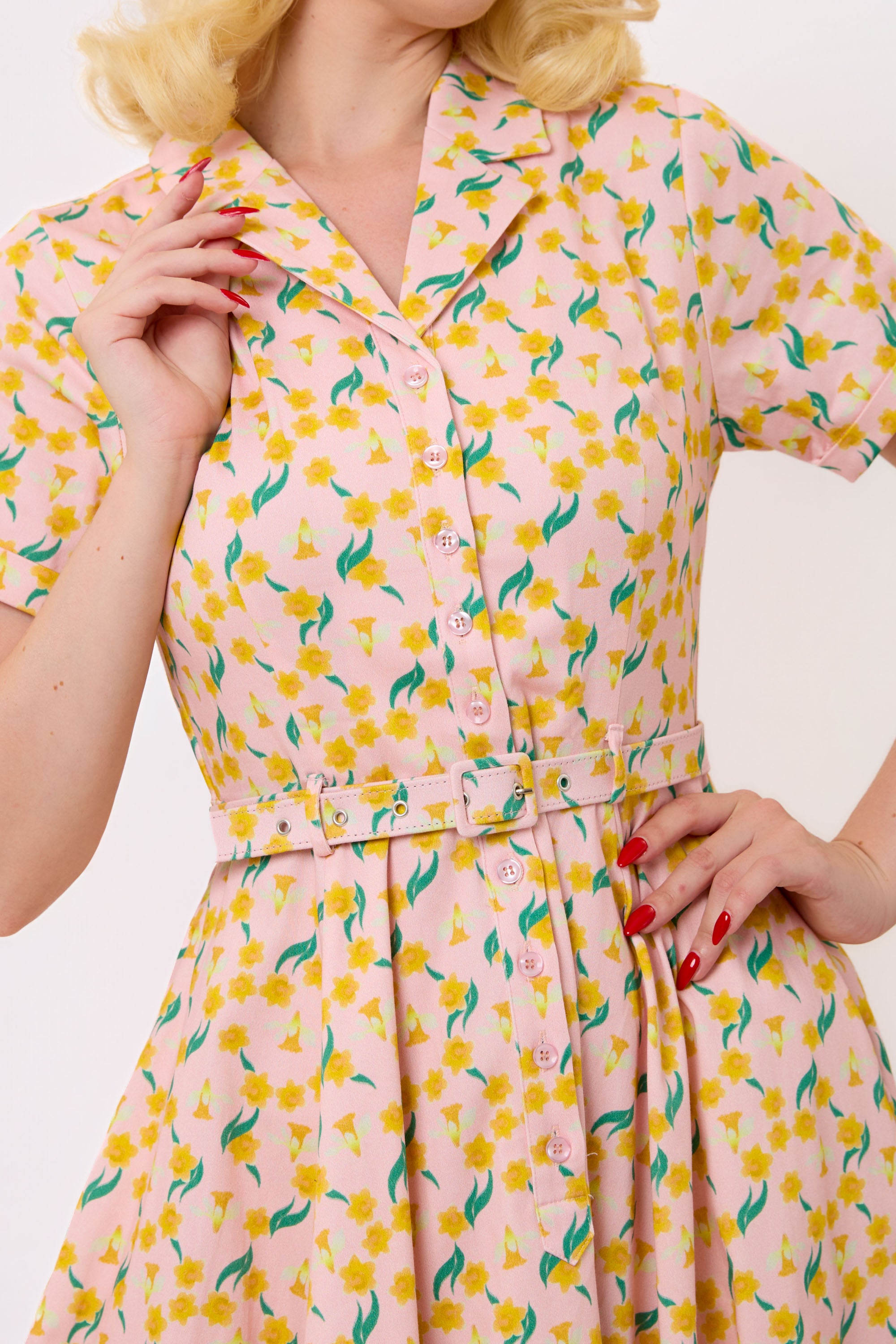 Caterina Daffodil Darling Swing Dress