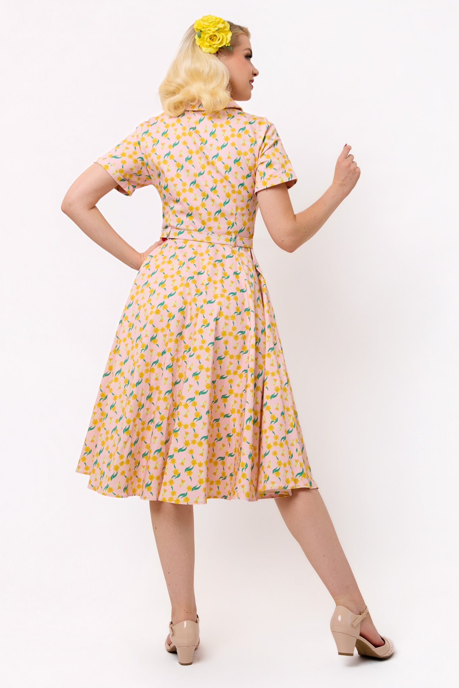 Caterina Daffodil Darling Swing Dress