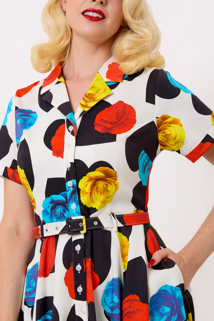 Caterina Heart in Bloom Swing Dress