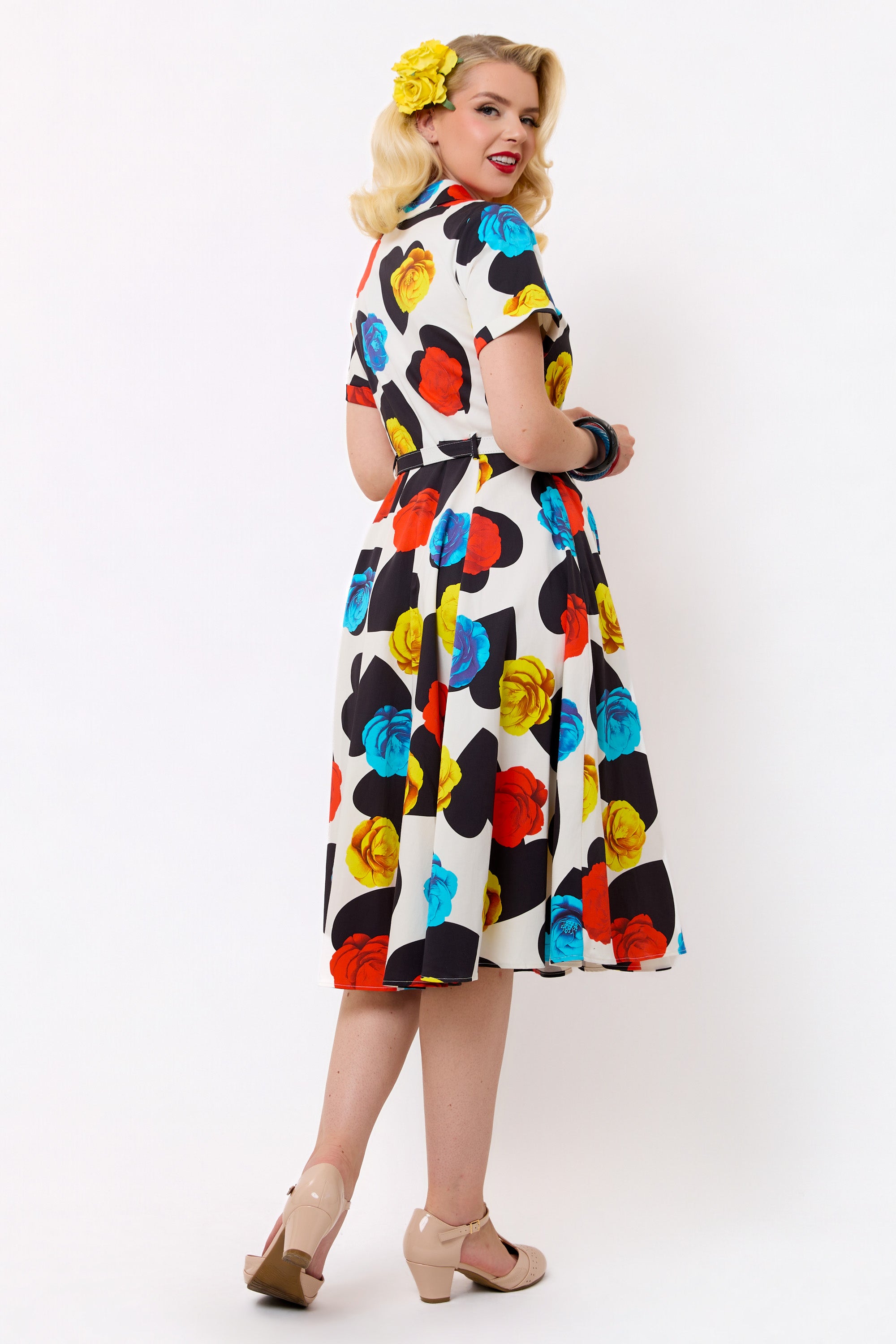Caterina Heart in Bloom Swing Dress