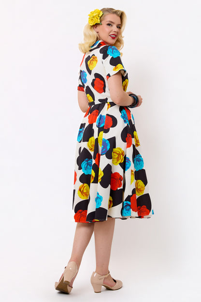 Caterina Heart in Bloom Swing Dress