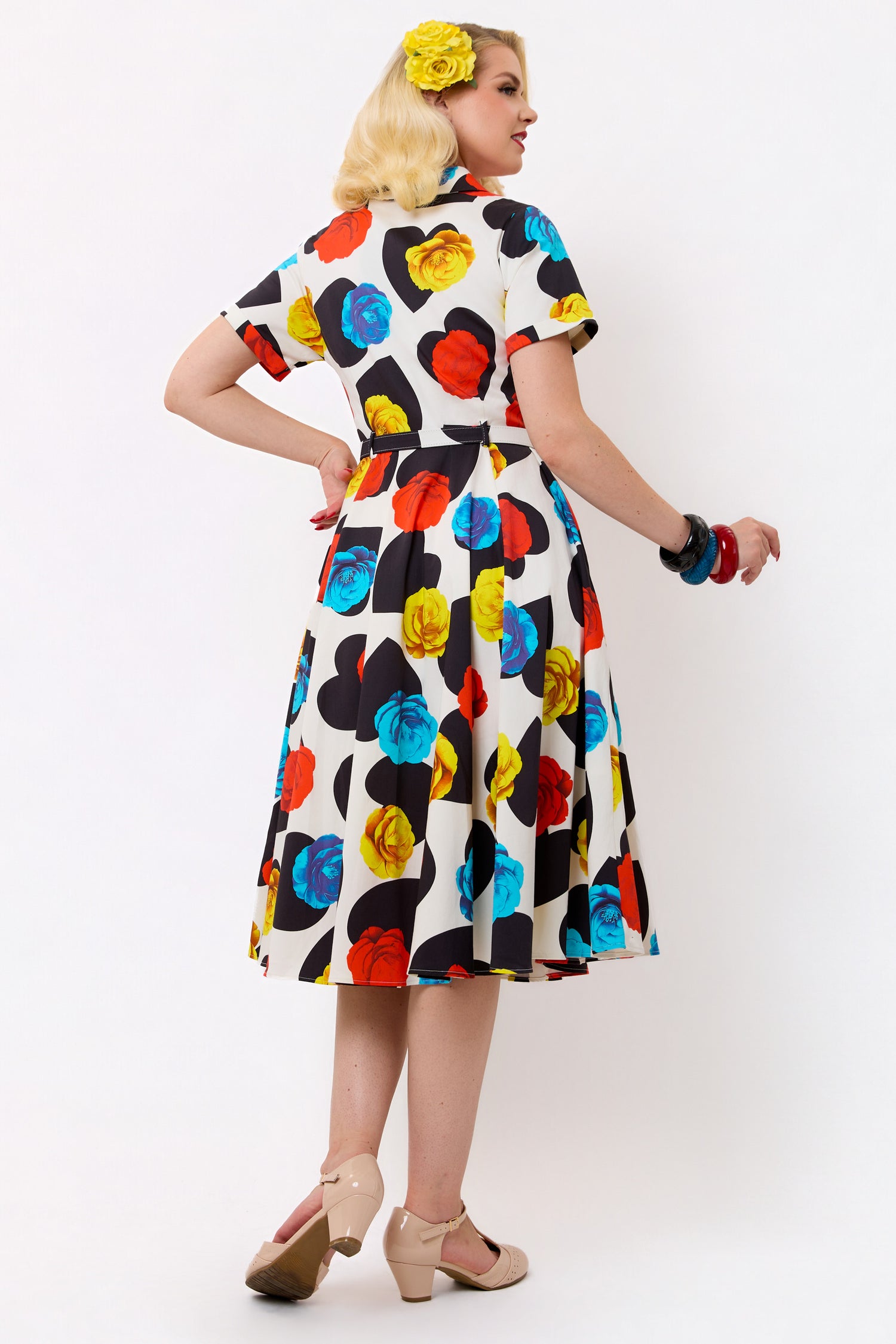 Caterina Heart in Bloom Swing Dress