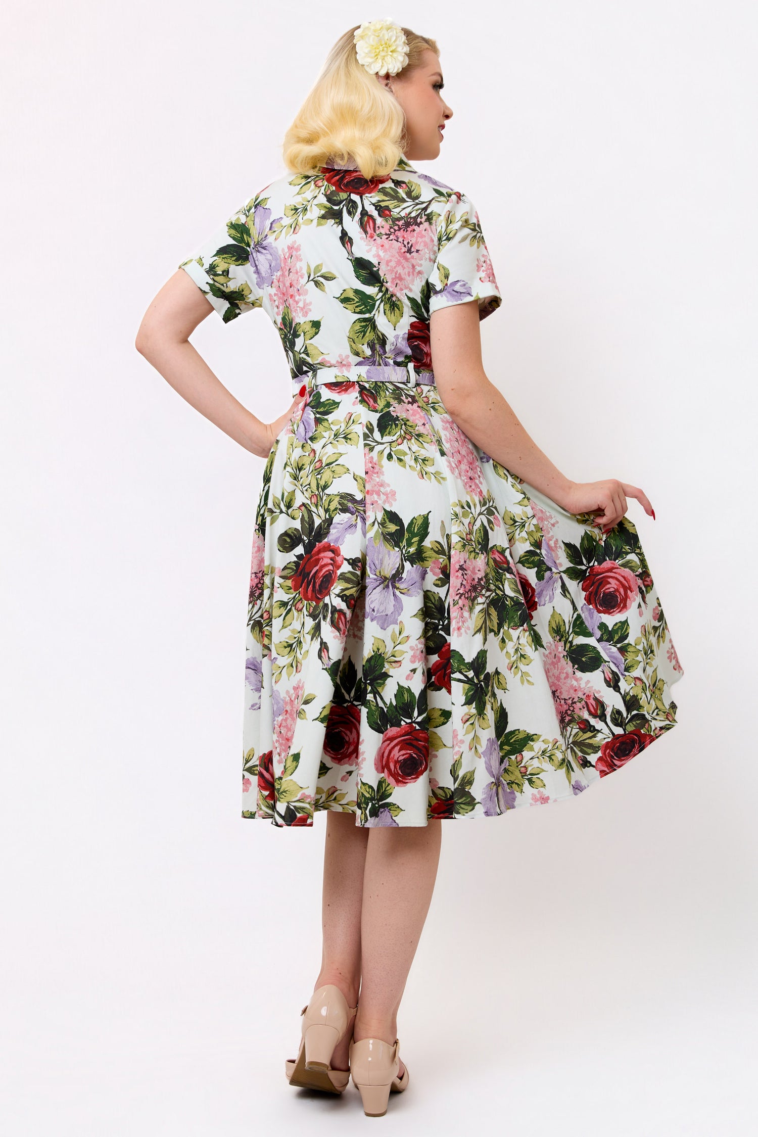 Caterina Rose Garden Swing Dress