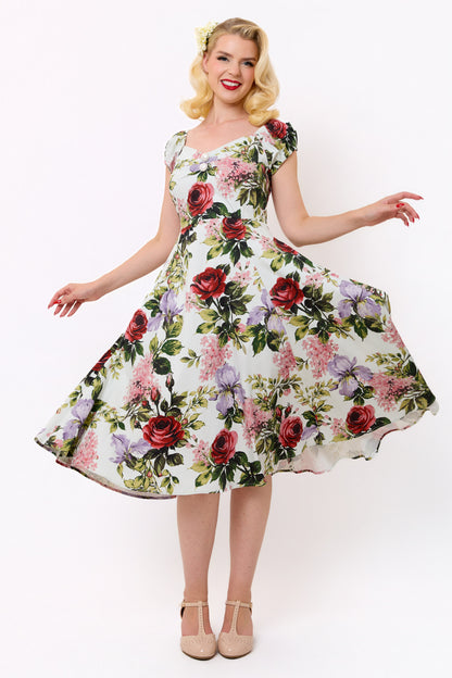 Dolores Rose Garden Swing Dress
