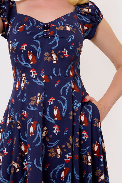 Dolores Foxy Forest Swing Dress