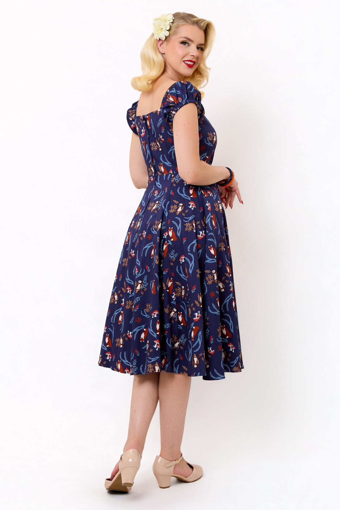 Dolores Foxy Forest Swing Dress