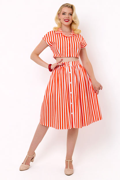Lola Red Stripe Shirt