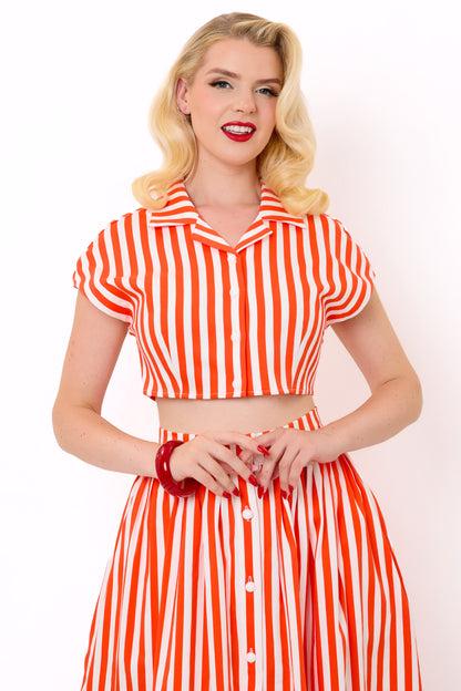 Lola Red Stripe Shirt
