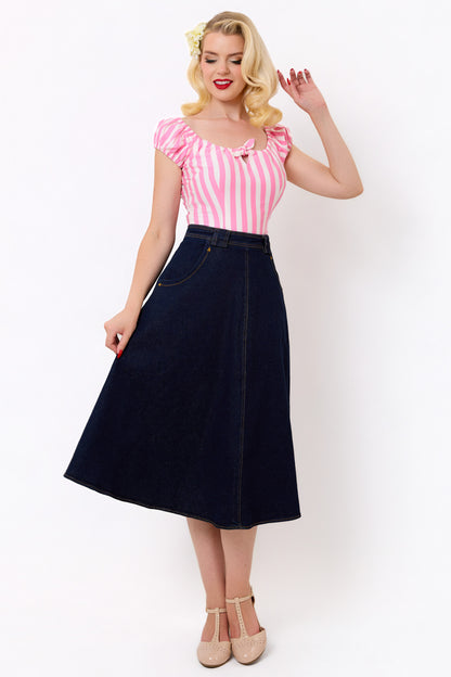 Lorena Pink Stripe Top