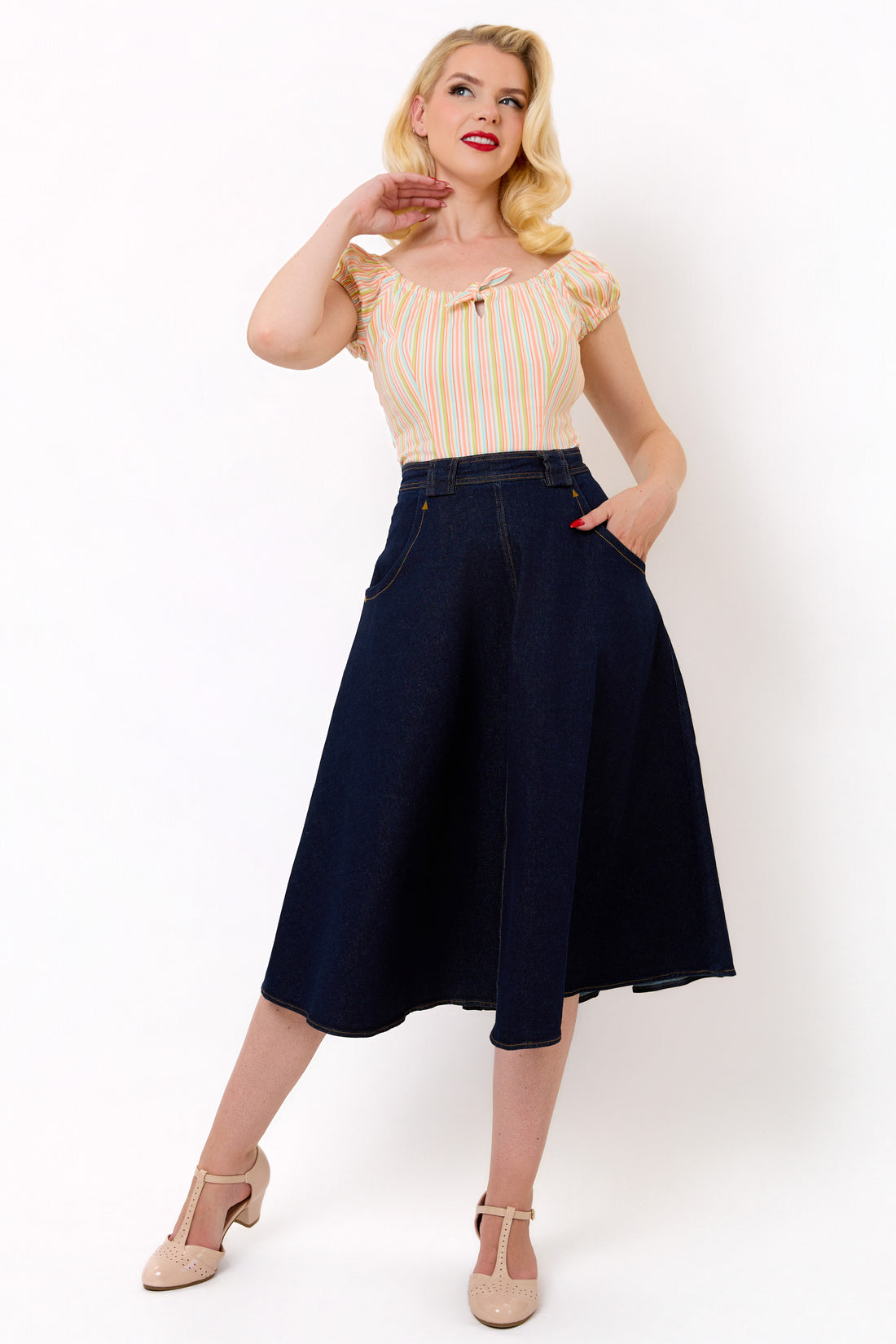 Mary-Sue Denim Skirt