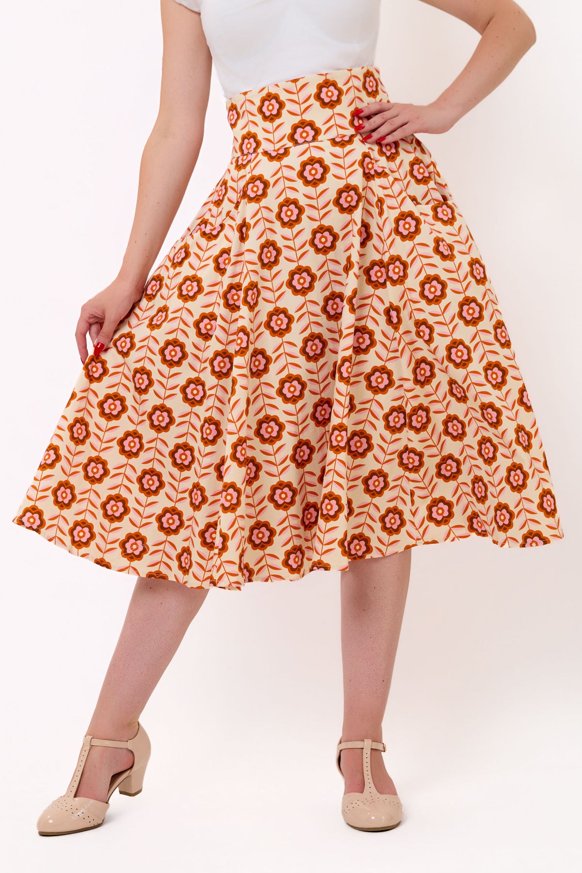 Alexa Carbany Swing Skirt