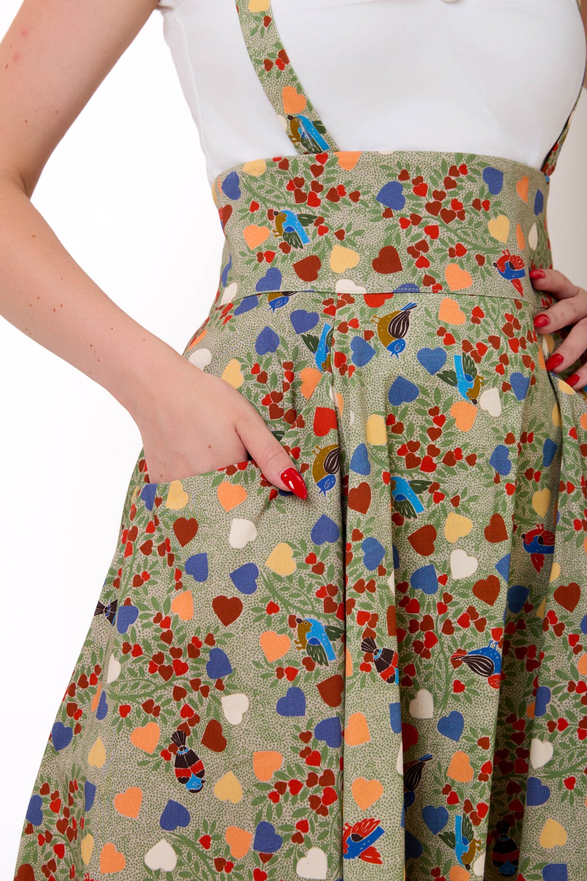 Alexa Love Birds Swing Skirt