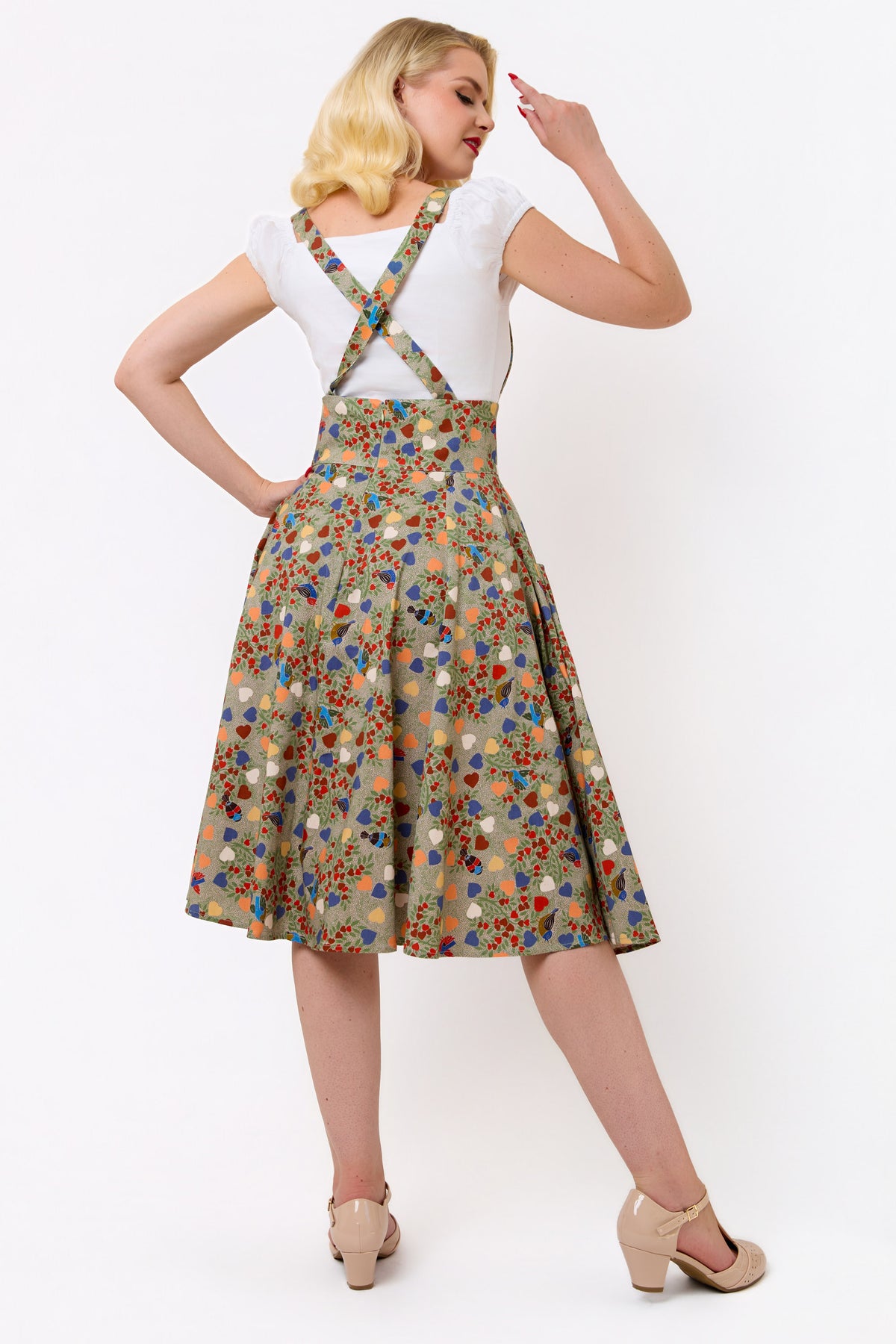 Alexa Love Birds Swing Skirt