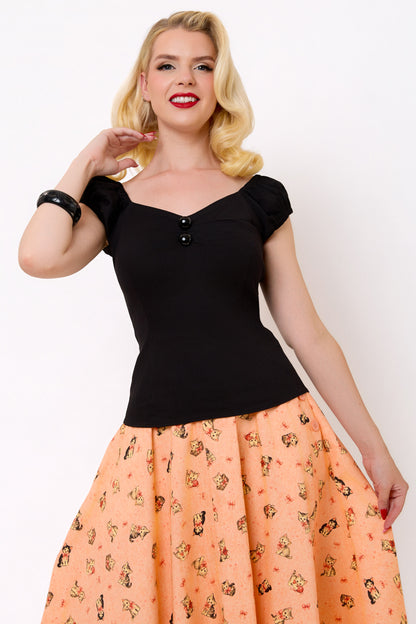 Dolores Black Top